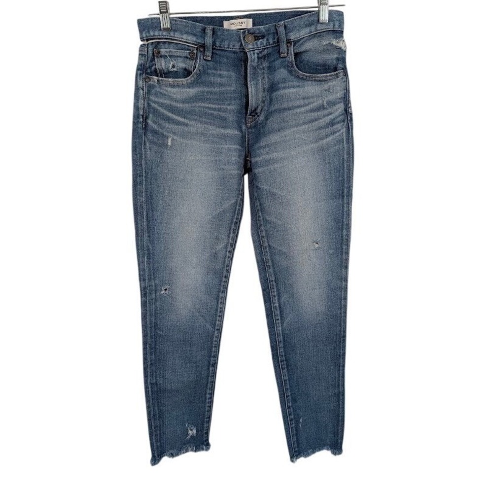 Moussy Vintage Diana Skinny Jeans Light Wash Blue Womens Size 27